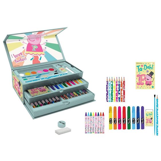 Βαλιτσάκι Ζωγραφικής 27.7x14x12.7εκ Peppa 000482829