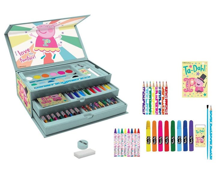 Βαλιτσάκι Ζωγραφικής 27.7x14x12.7εκ Peppa 000482829