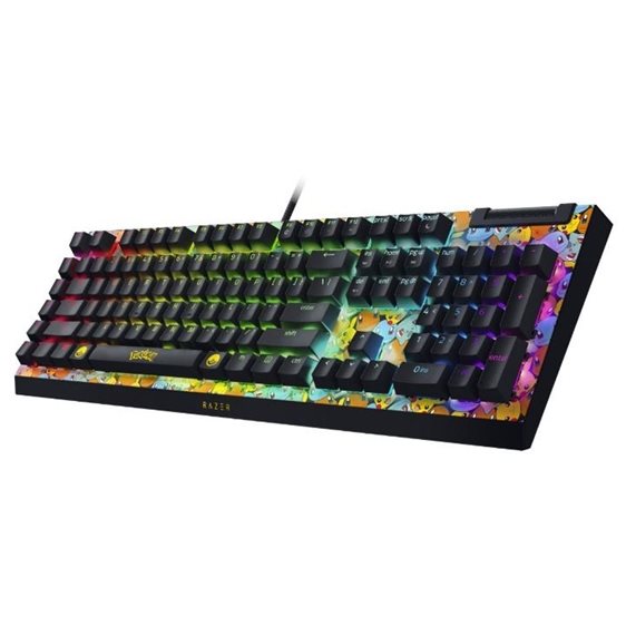 Razer BLACKWIDOW V4 X Pokemon Kanto Starters Ed. - RGB Gaming Mechanical Keyboard - Green Switch
