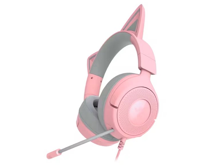 Kraken Kitty V3 X Quartz - Gaming Headset - Kitty Ears - 7.1 Surround - PC/PS5/Xbox/Switch 2 - 3.5mm