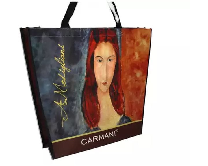 Τσάντα Ώμου Πλαστική Carmani A. Modigliani 46x11x38cm