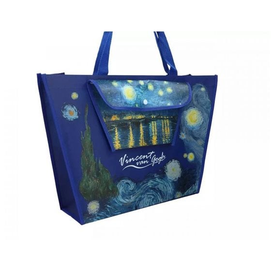 Τσάντα Ώμου με Τσέπη Πλαστική - V.Gogh Carmani 46x11x38cm