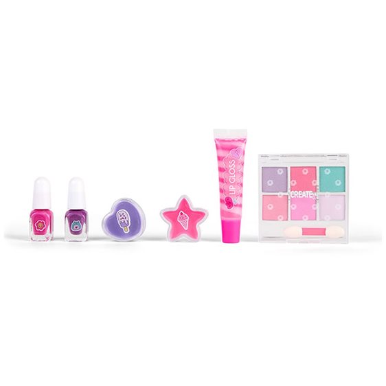 Lulu Blush Σετ Μακιγιάζ Ρόζ Λιλά
