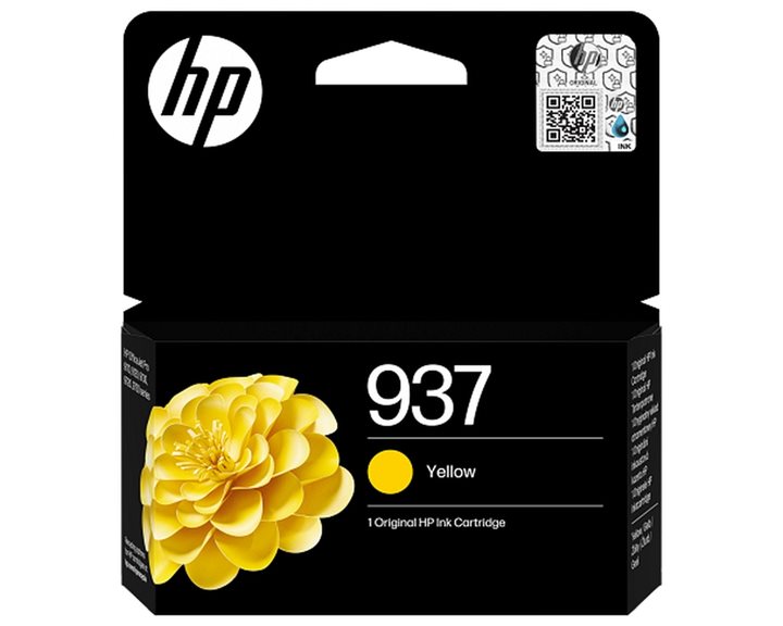 Μελάνι HP No.937 Yellow   4S6W4NE