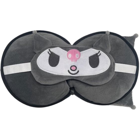 Μαξιλαράκι Ταξιδίου Λαιμού με Μάσκα Kuromi 000490248