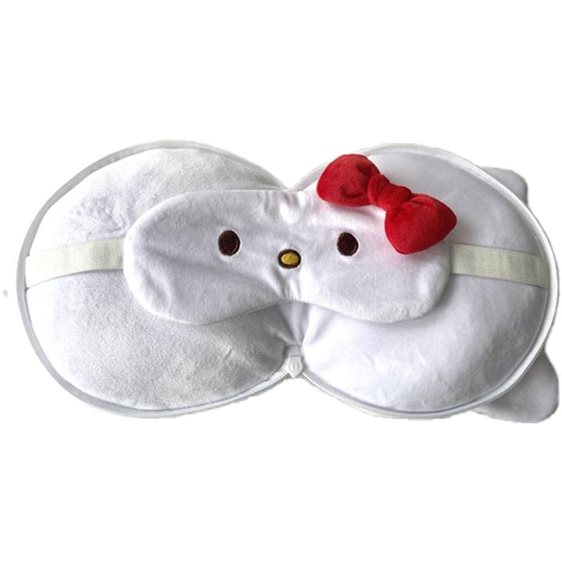 Μαξιλαράκι Ταξιδίου Λαιμού με Μάσκα Hello Kitty 000490249