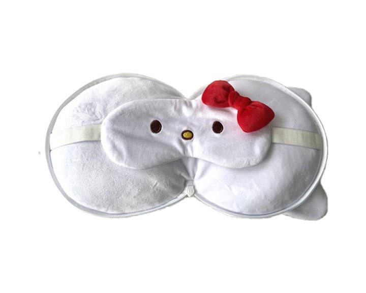 Μαξιλαράκι Ταξιδίου Λαιμού με Μάσκα Hello Kitty 000490249