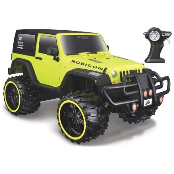 Maisto 1:16 Scale Τηλεκατευθυνόμενο Off Road Jeep Wrangler Rubicon, 2.4 Ghz