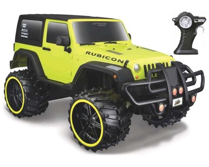 Maisto 1:16 Scale Τηλεκατευθυνόμενο Off Road Jeep Wrangler Rubicon, 2.4 Ghz