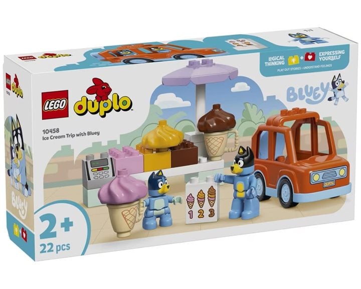 LEGO Ταξίδι με τον Μπλούι στο Παγωτό 10458
