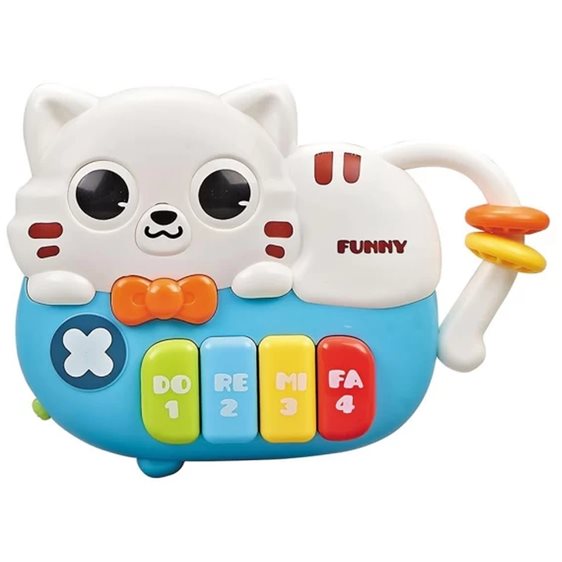 Πιάνο Γατάκι  Luna Toys με μουσική και φως 000622746
