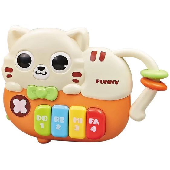 Πιάνο Γατάκι  Luna Toys με μουσική και φως 000622746
