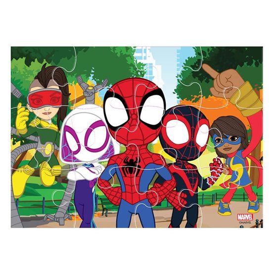 Παζλ Luna 4 σε 1 12/15/20/24τμχ 29χ6χ27.5εκ. Spidey 000508708
