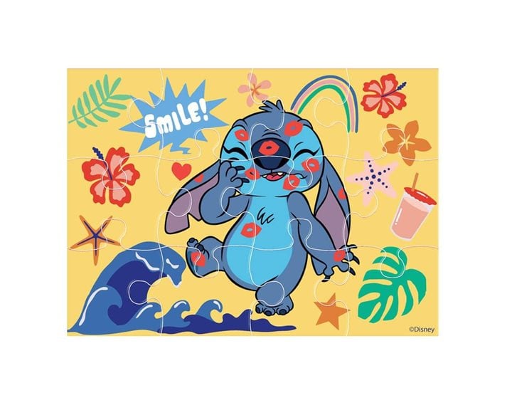 Παζλ Luna 4 σε 1 12/15/20/24τμχ 29χ6χ27.5εκ. Stitch 000565649