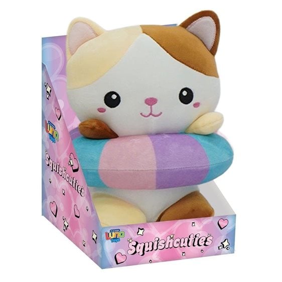 Λούτρινη Γατούλα 21εκ. Donut Squishcuties Luna Toys 000623079