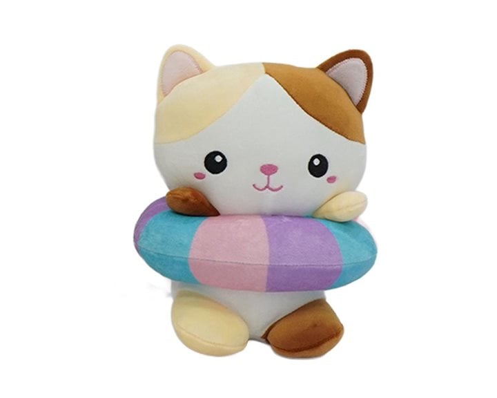 Λούτρινη Γατούλα 21εκ. Donut Squishcuties Luna Toys 000623079