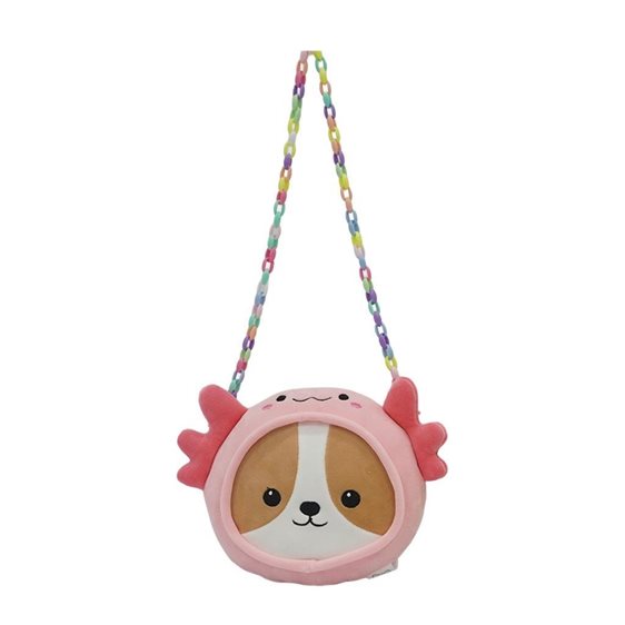 Λούτρινη Τσάντα Ώμου 20εκ. Σκυλάκι Squishcuties Luna Toys 000623090