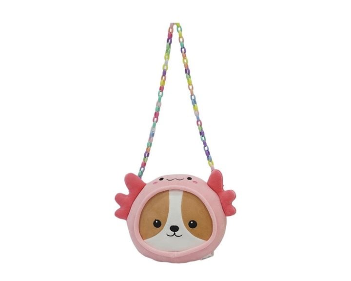 Λούτρινη Τσάντα Ώμου 20εκ. Σκυλάκι Squishcuties Luna Toys 000623090