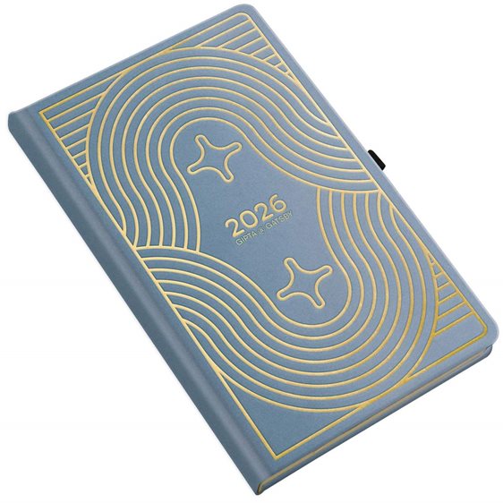 Ημερολόγιο Ημερήσιο 2026 13x21 Gatsby Γαλάζιο