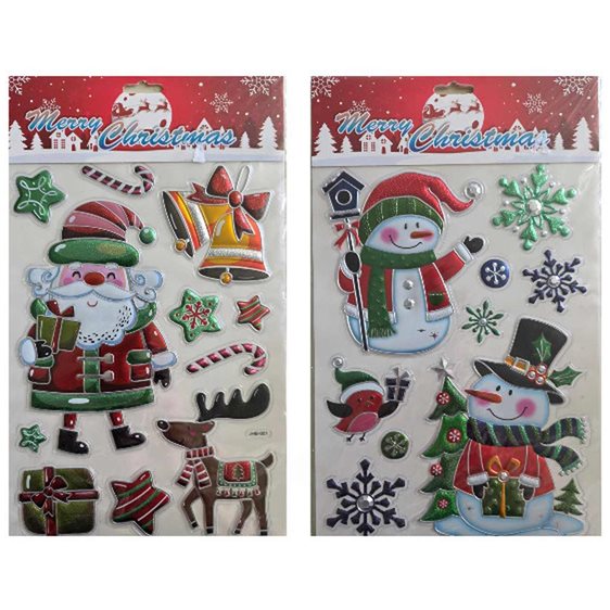 Christmas Stickers Διάφορα Σχέδια 07800