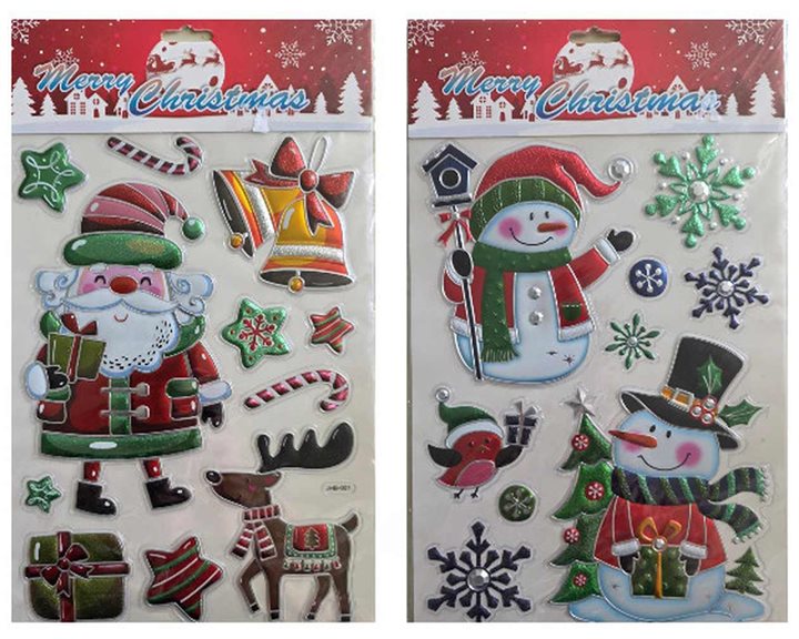 Christmas Stickers Διάφορα Σχέδια 07800