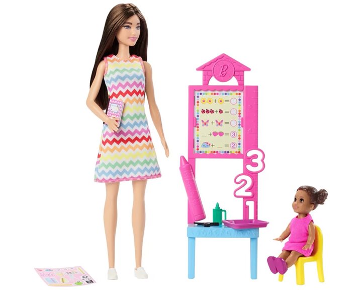 Mattel Barbie Teacher Κούκλα JCR71 / JCR76