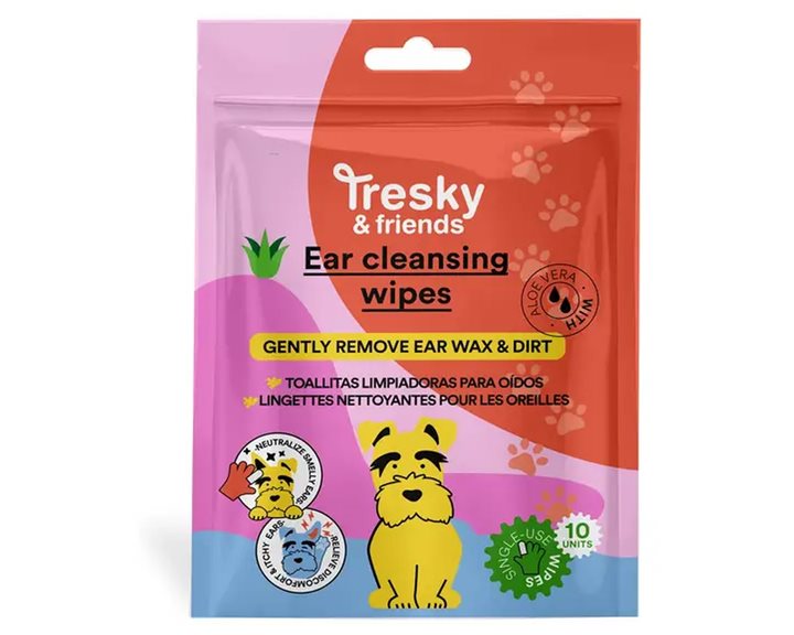Tresky & Friends Pet Ear Cleansing Wipes 10units 42176