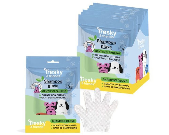 Tresky & Friends Pet All in 1 Shampoo Glove 42175