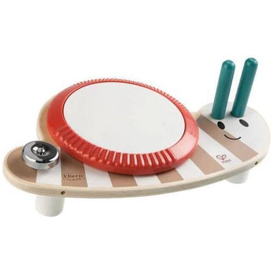 Hape Early Melodies Ξύλινο Drum Slug Dan (E8532)
