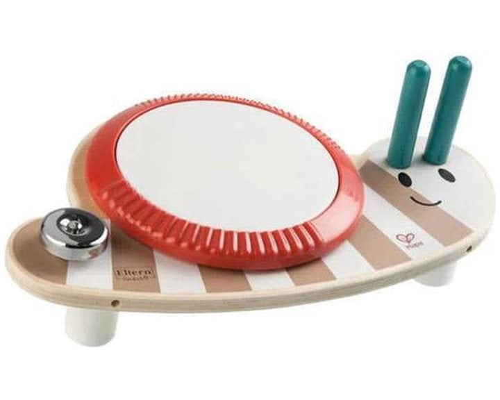 Hape Early Melodies Ξύλινο Drum Slug Dan (E8532)