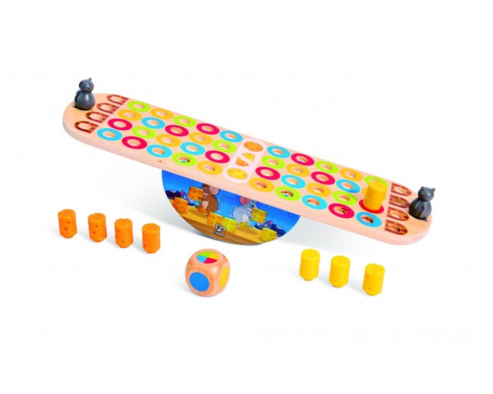 Hape Early Explorer Ξύλινο Balance Don't Wake Up The Cat (E1669A)