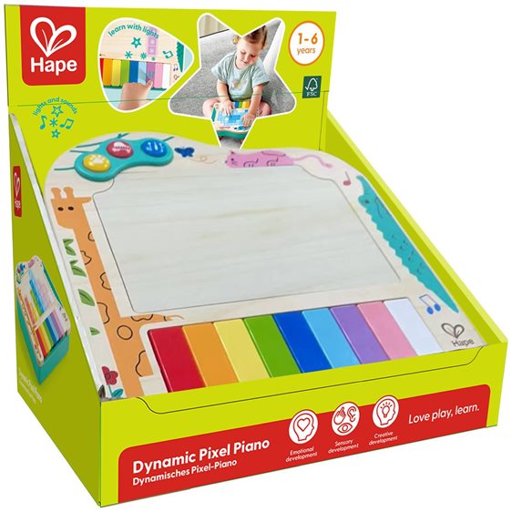 Hape Early Melodies Ξύλινο Πιάνο Pixel (E0635)
