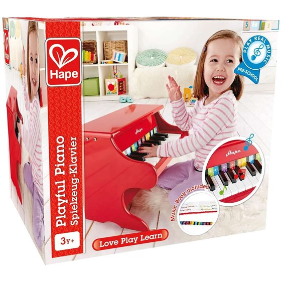 Hape Early Melodies Ξύλινο Πιάνο 18 Κλειδιά (E0318)