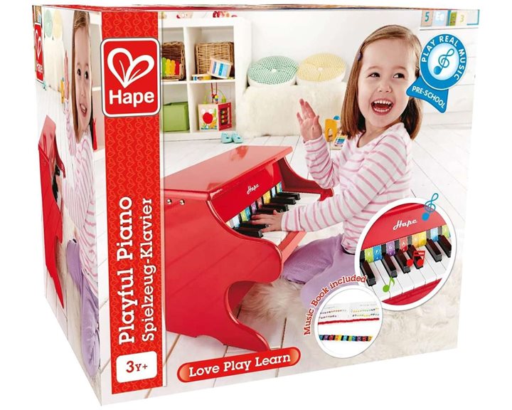 Hape Early Melodies Ξύλινο Πιάνο 18 Κλειδιά (E0318)