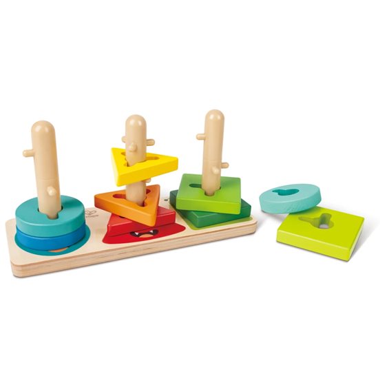 Hape Early Explorer Ξύλινα Τουβλάκια Monster (E0494)
