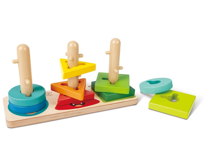 Hape Early Explorer Ξύλινα Τουβλάκια Monster (E0494)
