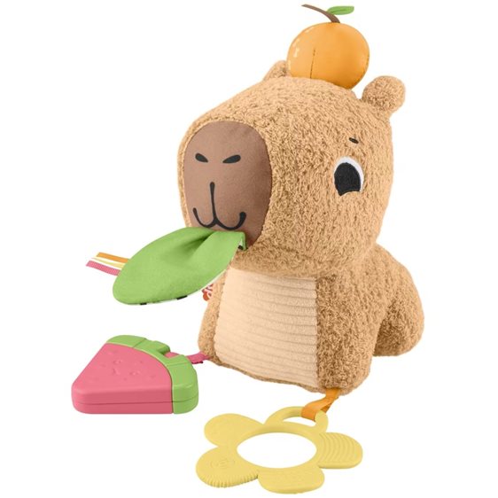 Mattel Fisher-Price Sensimals Μαλακό Καπιμπάρα Δραστηριοτήτων Λούτρινο Παιχνίδι HYR54