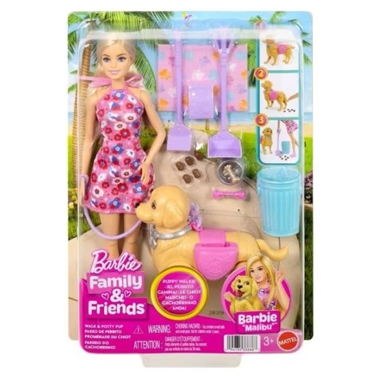 Mattel barbie βολτα με σκυλακι JJB46