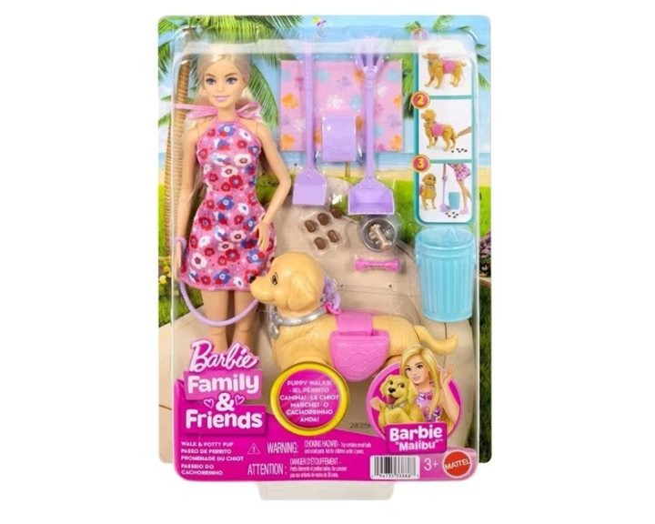 Mattel barbie βολτα με σκυλακι JJB46