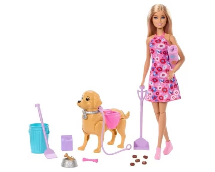 Mattel barbie βολτα με σκυλακι JJB46