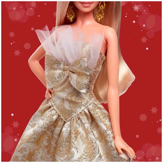 Mattel barbie holiday 2025 - ξανθια signature κούκλα JBH95