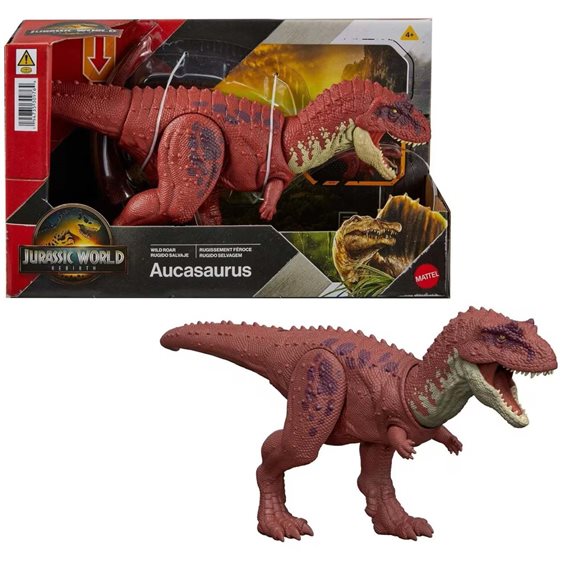 Mattel Mattel Jw Rebirth - Δεινόσαυροι Με Κινουμενα Μελη, Λειτουργια Επίθεσης Και Ηχους Jurassic World Wild Roar Aucasaurus Jw Rebirth JGB87 / JGB88