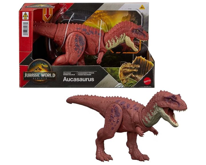 Mattel Mattel Jw Rebirth - Δεινόσαυροι Με Κινουμενα Μελη, Λειτουργια Επίθεσης Και Ηχους Jurassic World Wild Roar Aucasaurus Jw Rebirth JGB87 / JGB88