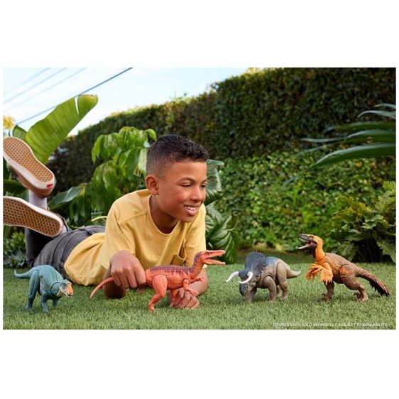 Mattel Mattel Jw Rebirth - Δεινόσαυροι Με Κινουμενα Μελη, Λειτουργια Επίθεσης Και Ηχους Jurassic World Wild Roar Aucasaurus Jw Rebirth JGB87 / JGB88