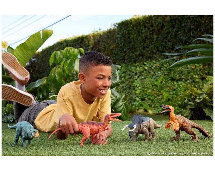 Mattel Mattel Jw Rebirth - Δεινόσαυροι Με Κινουμενα Μελη, Λειτουργια Επίθεσης Και Ηχους Jurassic World Wild Roar Aucasaurus Jw Rebirth JGB87 / JGB88