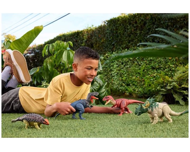 Mattel Jurassic World Mattel Jw Rebirth - Δεινόσαυροι Με Κινουμενα Μελη, Λειτουργια Επίθεσης Και Ηχους Ankylosaur Jw Rebirth - JGB87 / JGB90