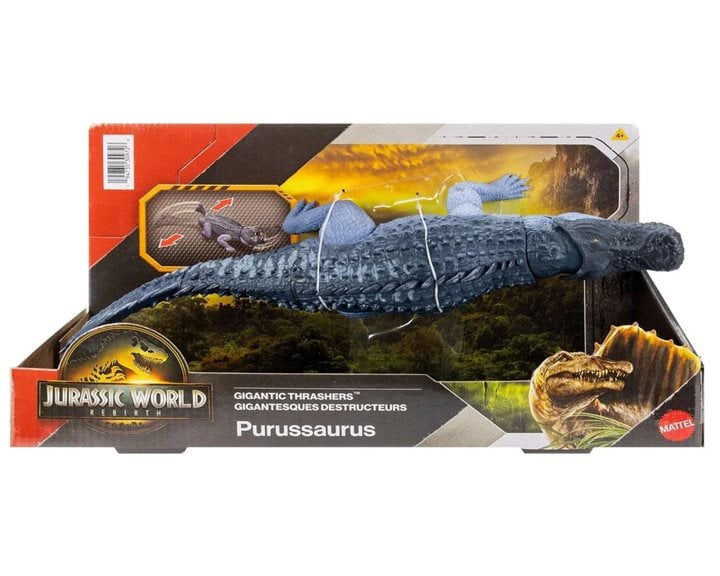 Mattel Mattel Jw Rebirth - Μεγαλοι Δεινοσαυροι Jurassic World Gigantic Thrashers Purussaurus JGB92 / JGB94