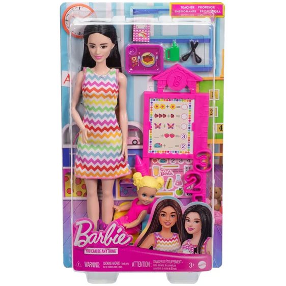 Mattel Barbie Teacher Κούκλα JCR71 / JCR77