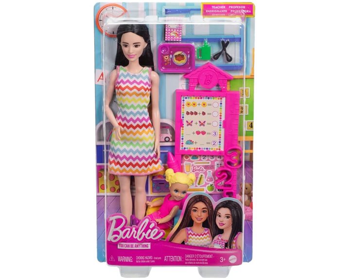 Mattel Barbie Teacher Κούκλα JCR71 / JCR77