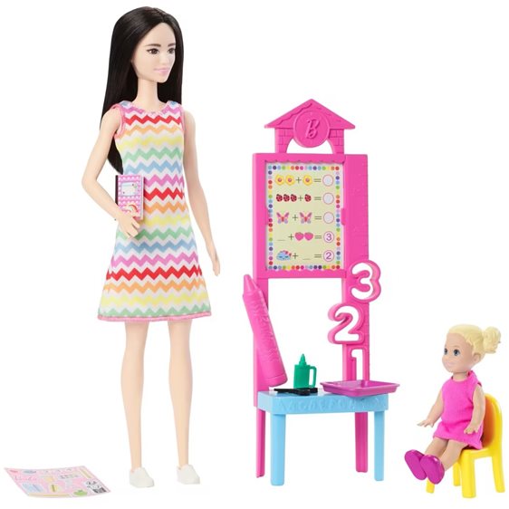 Mattel Barbie Teacher Κούκλα JCR71 / JCR77